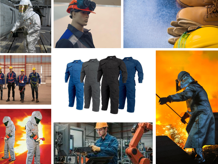 Industrial safety wear and protective clothing for cement, steel and manufacturing industries